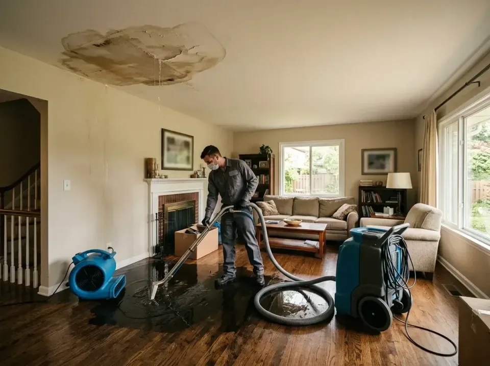attic-pipe-burst-ceiling-drip-008 — frequently asked questions, Water Damage Restoration & Carpet Care in Buffalo Grove, IL